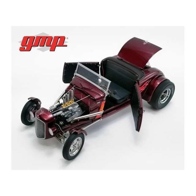 【予約】10月以降発売予定1934 Hot Rod Roadster, brandywine metallic with flames /GMP 1/18 ミニカー |  | 02
