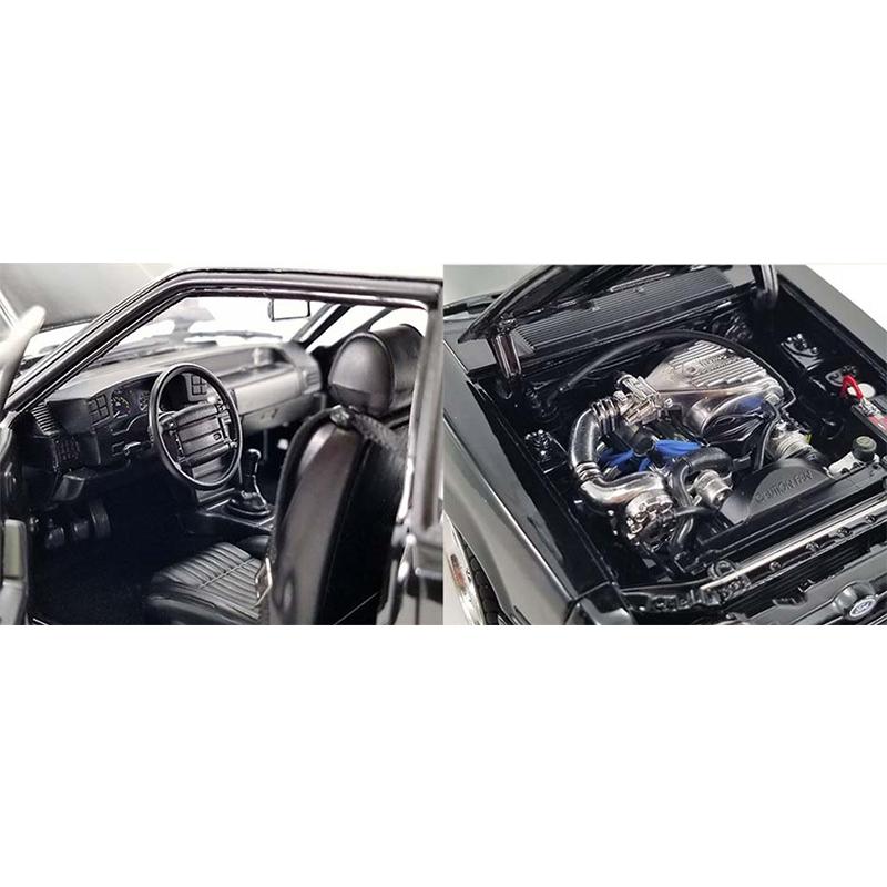 【予約】8月以降発売予定1990 Ford Mustang 5.0 in Black with Custom 7-Spoke Wheels /GMP 1/18 ミニカー |  | 01