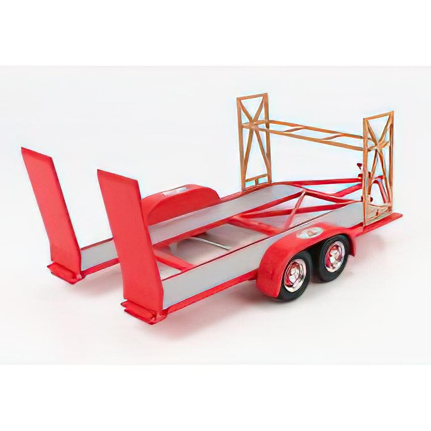 アクセサリー CARRELLO TRASPORTO AUTO 2-ASSI CAR TRANSPORTER TRAILER/GMP 1/18 | 