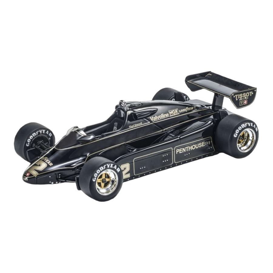 Lotusロータス 91 Nigel Mansellナイジェル・マンセル 1982 ブラック #2 / GP Replicas 1/18 ミニカー | 