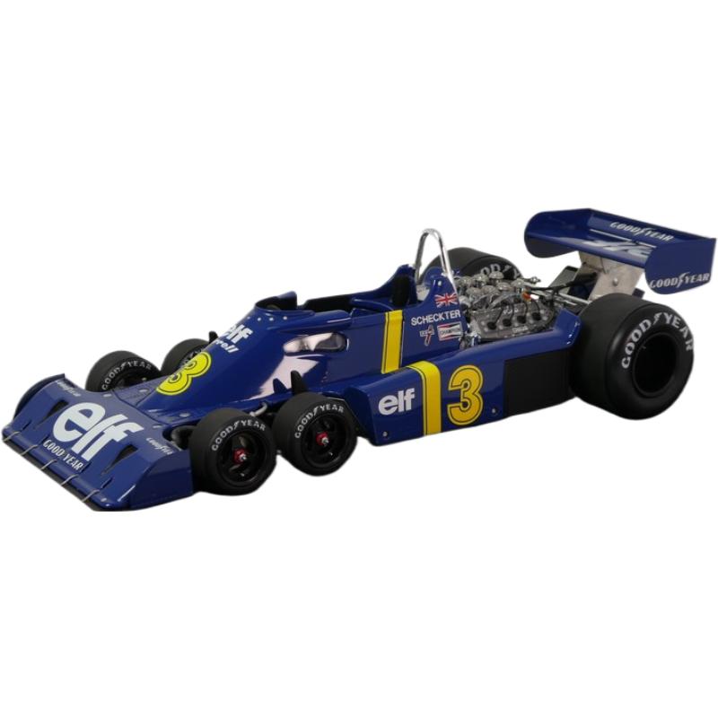 Tyrrell P34 1976年 F1 モナコGP 2位 #3 J シェクター ディスプレイケース付き/ GP Replicas 1/18 ミニカー | 