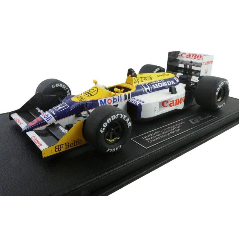 Williams FW11B 1987年 F1 サンマリノGP 優勝 #5 N マンセル ディスプレイケース付き/ GP Replicas 1/18 | 