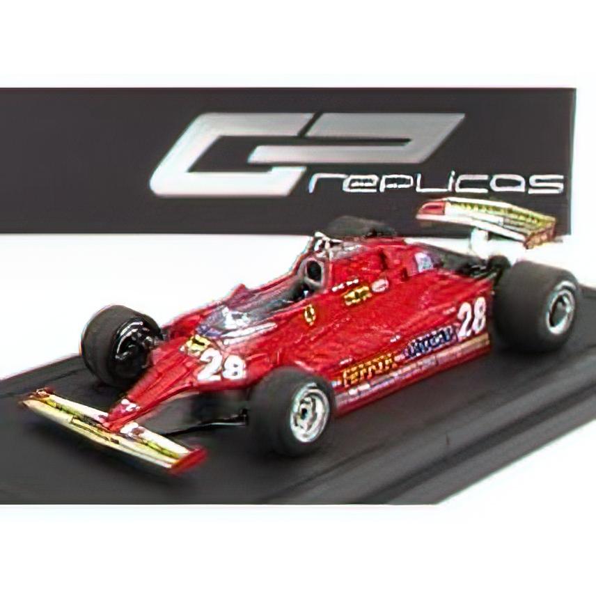 【予約】12月以降発売予定FERRARIフェラーリ F1 126CX COMPREX TURBO N 28 USA OVEST LONG BEACH GP 1981 D.PIRONI - RED/GP Replicas 1/43 ミニカー | 