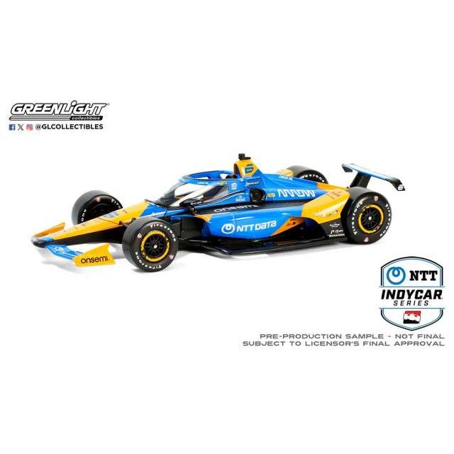 #6 デイビッド・マルーカス Arrow McLaren TBD NTT インディカー ブルーイエロー/Greenlight 1/18ミニカー | 