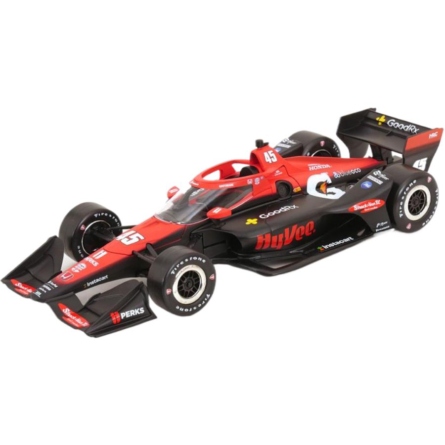 Hondaホンダ No.45 Indyインディ 500 2024 Lundgaardルンガー / Greenlight 1/18 ミニカー | 