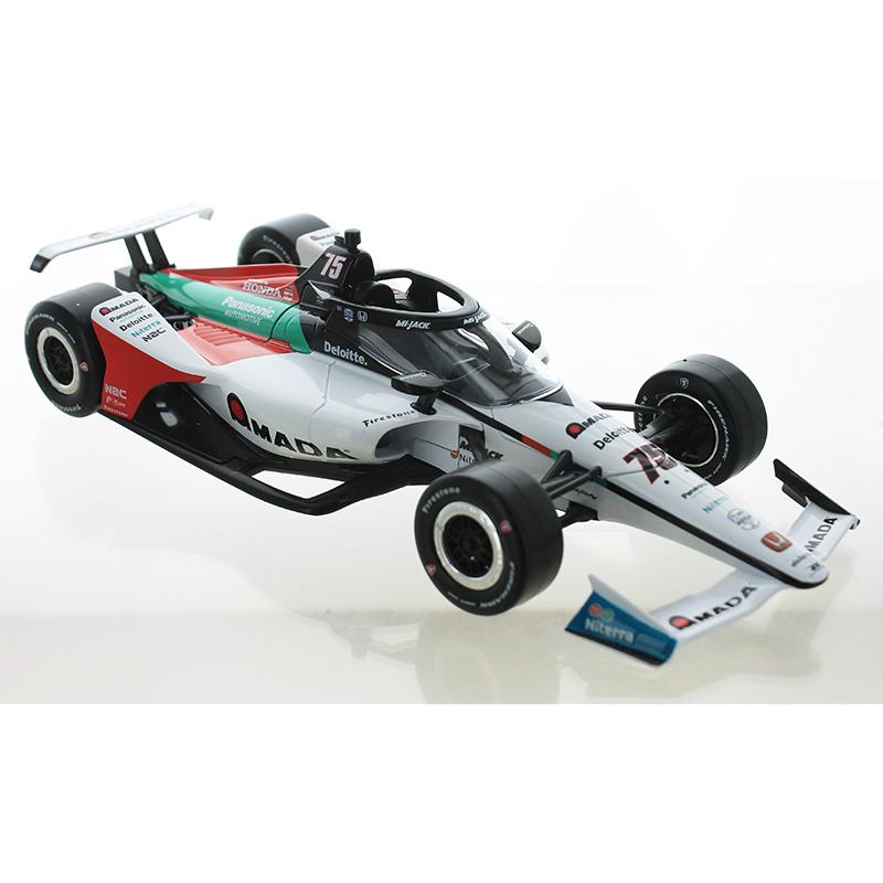 Hot Wheels Takuma Sato 1:18 限定版EJ12 佐藤琢磨 75 佐藤琢磨 2022 インディカー Rahal Letterman Lanigan Racing AMADA