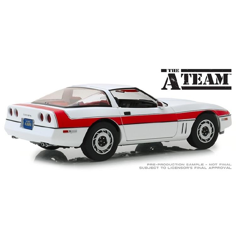 CHEVROLET コルベット C4 特攻野郎Aチーム 1984 ホワイト レッド