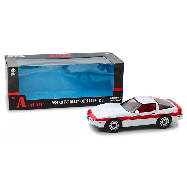 CHEVROLET コルベット C4 特攻野郎Aチーム 1984 ホワイト レッド