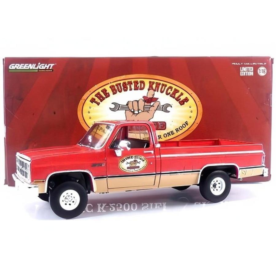 GMC K2500 SIERRA GRANDE PICKUP 1982 THE BUSTED KNUCKLE RED