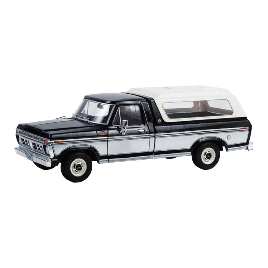 【予約】 フォード F-100 XLT レンジャー 1977 ブラック/ホワイト / GreenLight 1/18 ミニカー | 
