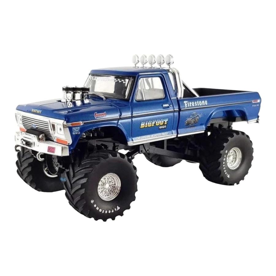 【予約】 フォード F-250 モンスター・トラック ビッグフット 1974 ブルー / GreenLight 1/18 ミニカー | 
