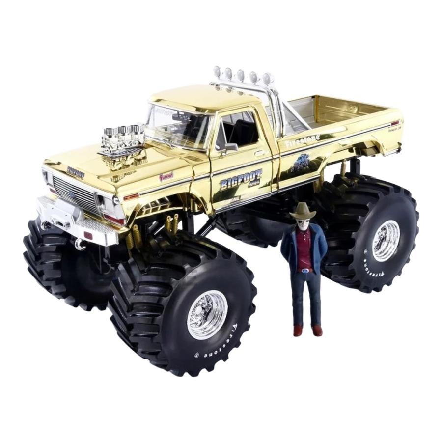 フォード F-250 モンスター・トラック 1974 ゴールド 50周年記念モデル / GreenLight 1/18 ミニカー | 
