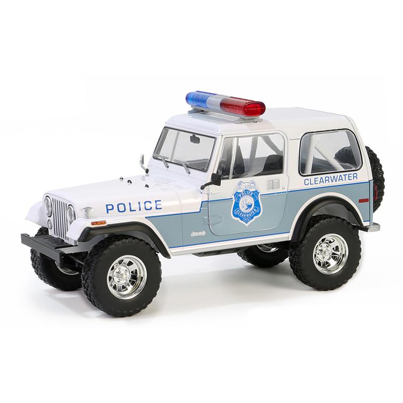 クリアウォーター フロリダ警察 1982 Jeep CJ 7 ミニカー / GREENLIGHT 1/18 | 