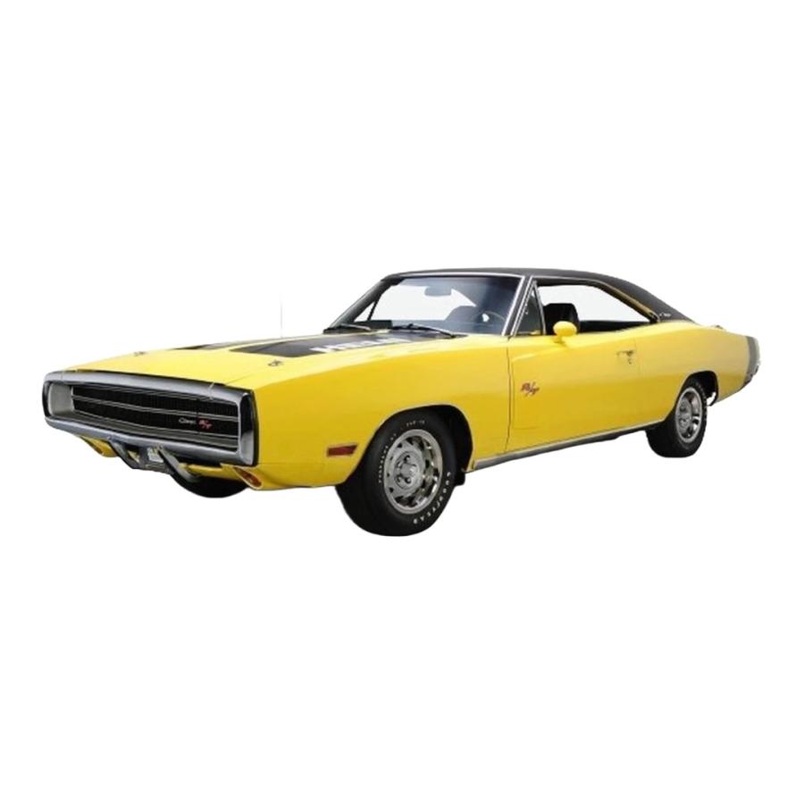 【予約】 ダッジ チャージャー R/T SE ヘミ 1970 イエロー / GreenLight 1/18 ミニカー | 