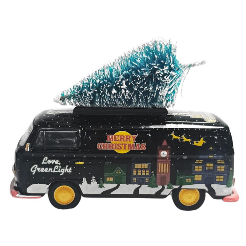 Volkswagenフォルクスワーゲン タイプ2 パネルバン クリスマスツリー ワーゲンバス 模型 / Greenlight 1/64 ミニカー 模型 | 