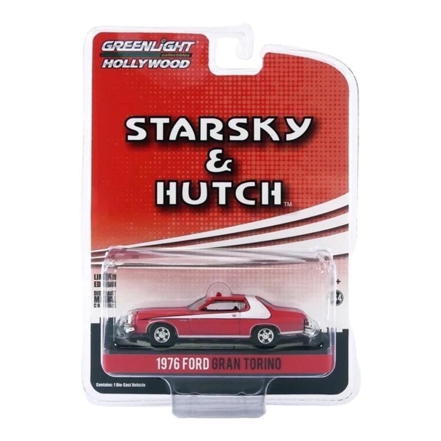 フォード グラン・トリノ 1976 スタスキー＆ハッチ ダーティバージョン レッド / GreenLight 1/64 ミニカー | 