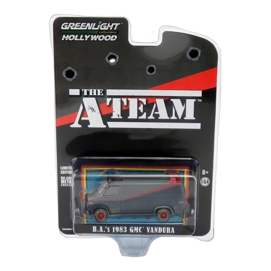 GMC 1983 Vandura バンデューラ B.A.仕様 ウェザリング塗装 THE A-TEAM TVシリーズ / Greenlight 1/64 ミニカー | 