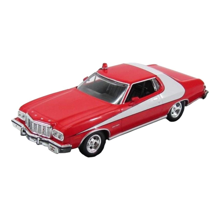 Ford Gran Torino クーペ 1976 Starsky & Hutch レッド/ホワイト ポリス TVシリーズ Greenlight | 