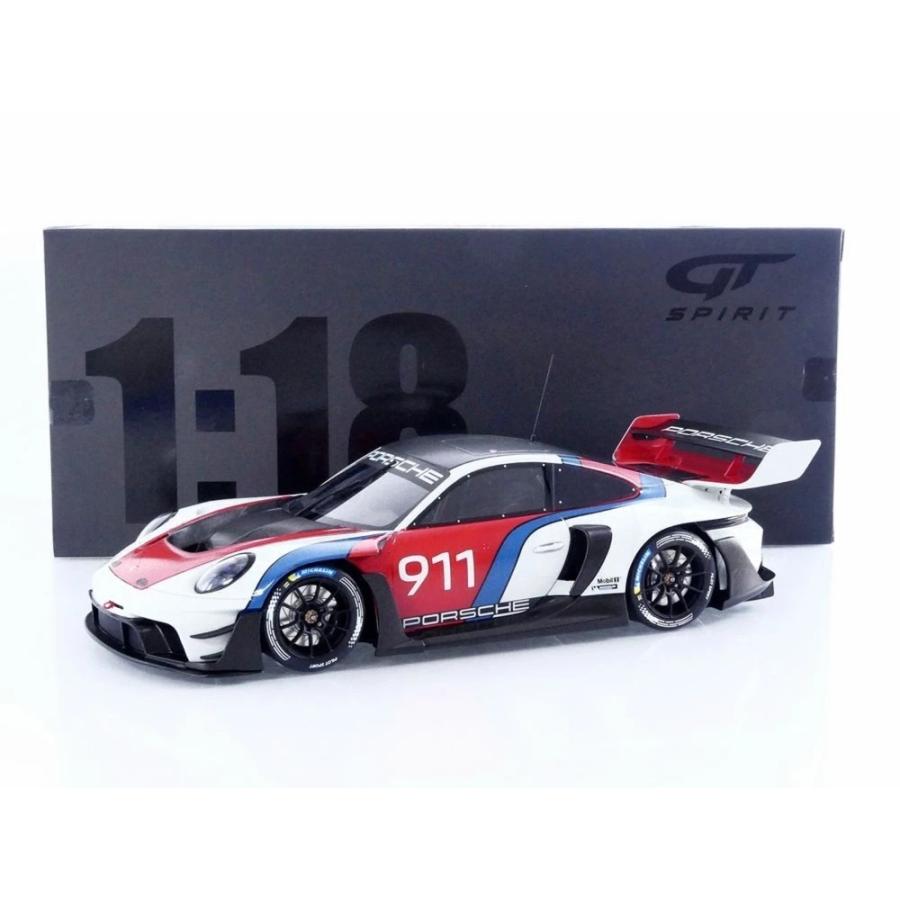 Porscheポルシェ 911 GT3 R Rennsportレンシュポルト 2023 / GT SPIRIT 1/18 ミニカー | 