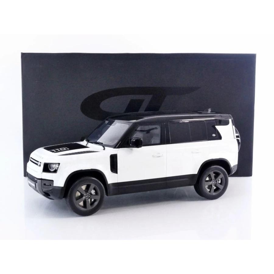 ランドローバー ディフェンダー 110 P400X 2021 ホワイト / GT Spirit 1/12 ミニカー | 