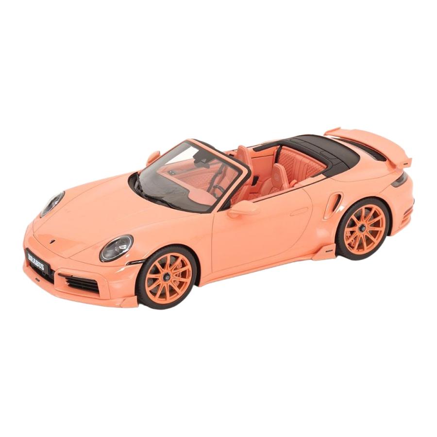 Porsche 911 (991) Cabrio Turbo S Brabus 900 2015 pink / GT SPIRIT 1/18 ミニカー | 