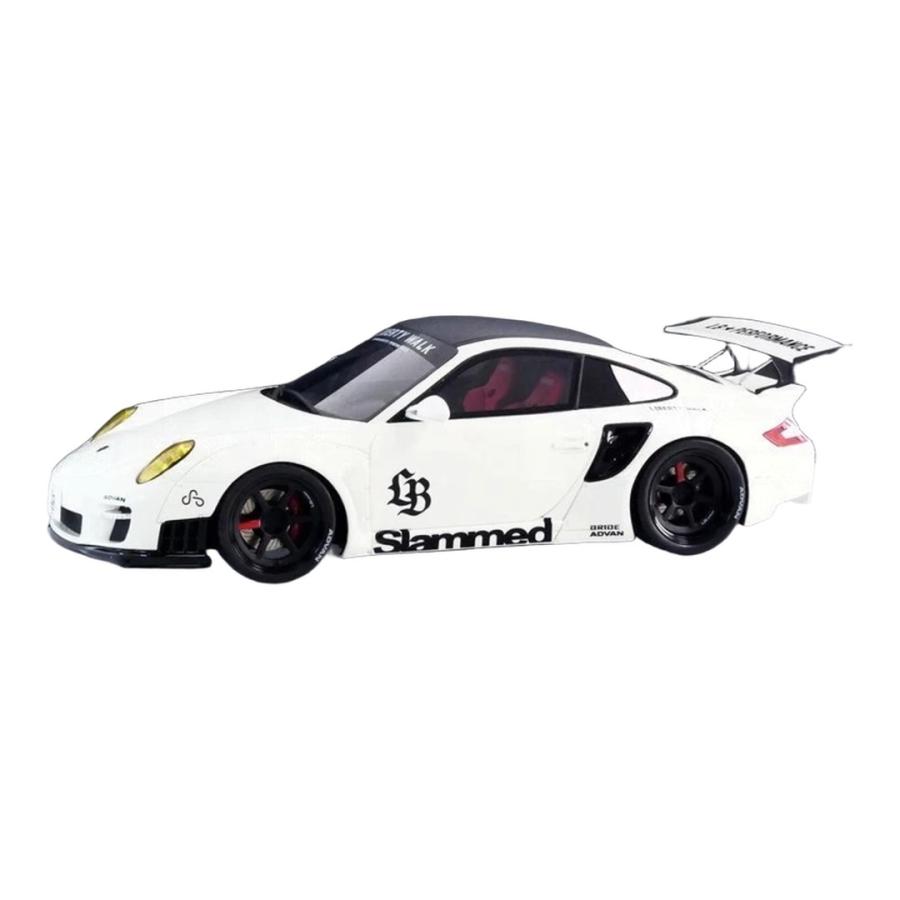 ポルシェ 911 LBワークス ターボ 2024 ホワイト / GT Spirit 1/18 ミニカー | 