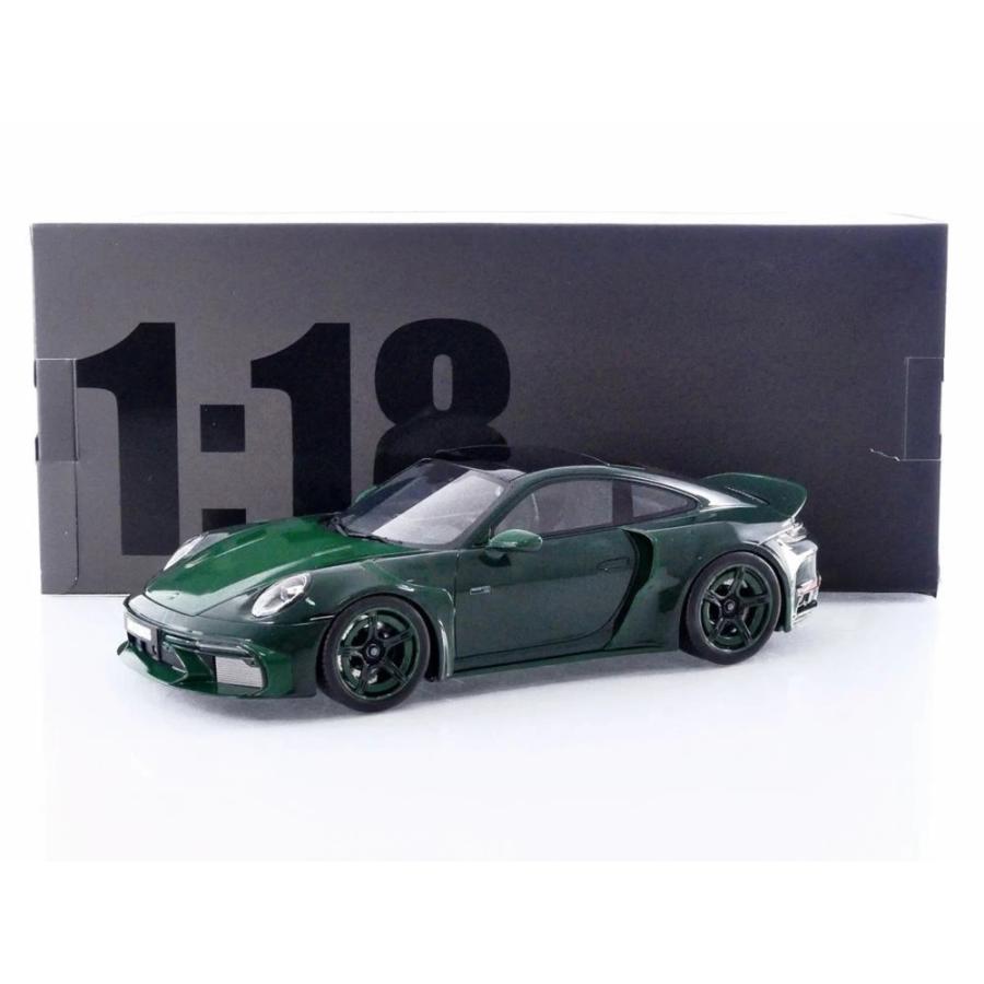 ポルシェ 911 ターボ S ブラバス 900 ロケットR 2024 グリーン / GT Spirit 1/18 ミニカー | 