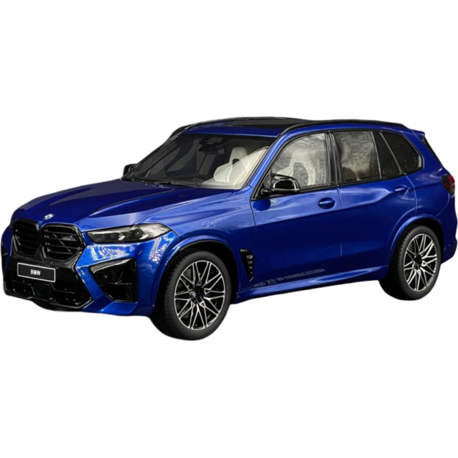 BMW X5 M Competition 2023 Marina Bay Blau Metallic GT SPIRIT 1/18 ミニカー | 
