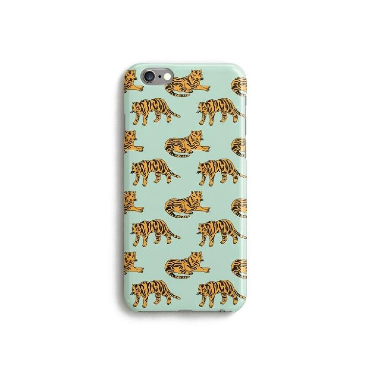 Harper & Blake iPhoneケース スマホケース 人気 UKイギリス輸入  iPhone 678X11 Plus Pro Tiger Phone Case mint green | 
