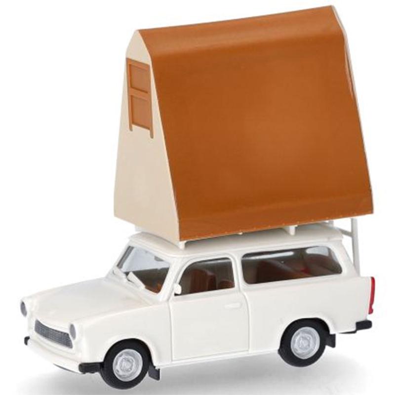 Trabantトラバント 601 S ルーフトップテント付 模型 モデル / Herpa 1/87 ミニカー 模型 | 