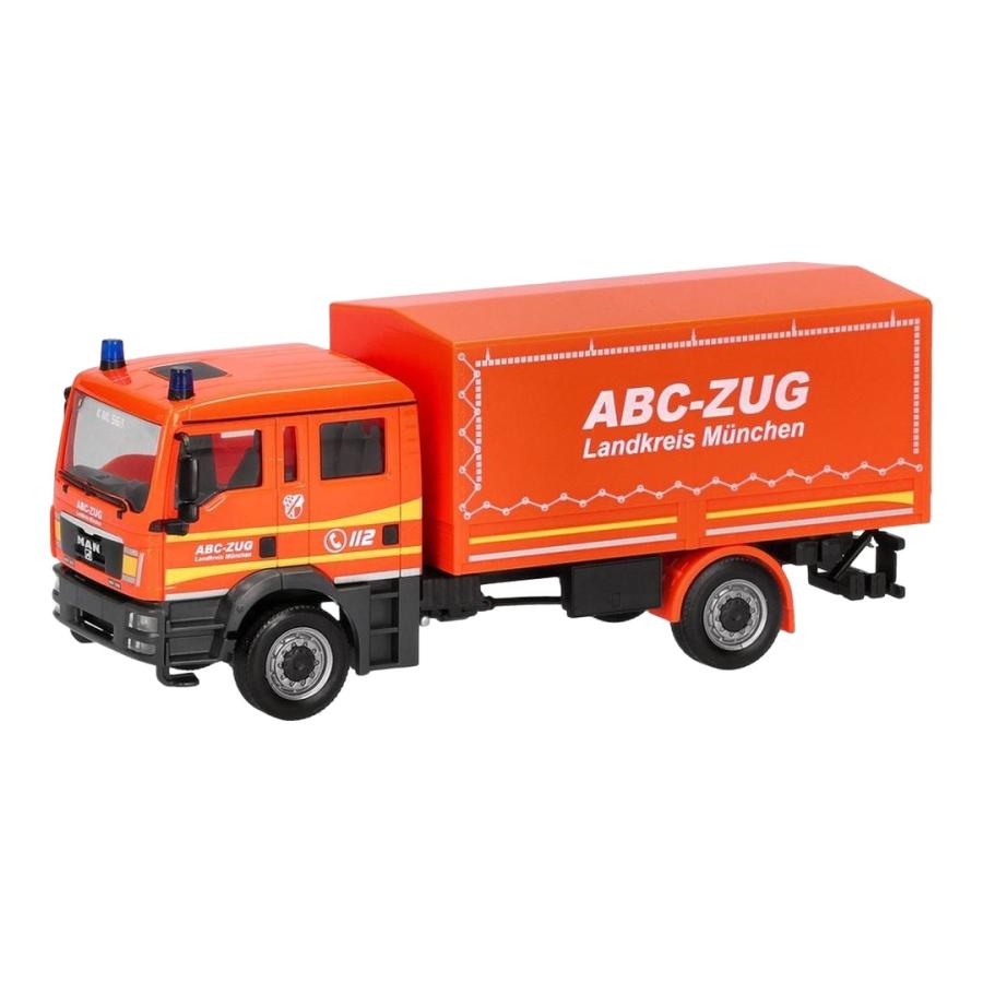 MAN TGM ABC-Zug Landkreis Muenchen MzKW トラック / Herpa 1/87 ミニカー トラック模型 | 