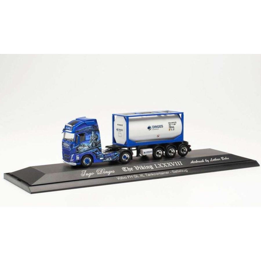 はに Herpa Ingo Dinges Volvo FH Globetrotter XL Tank Container セミ