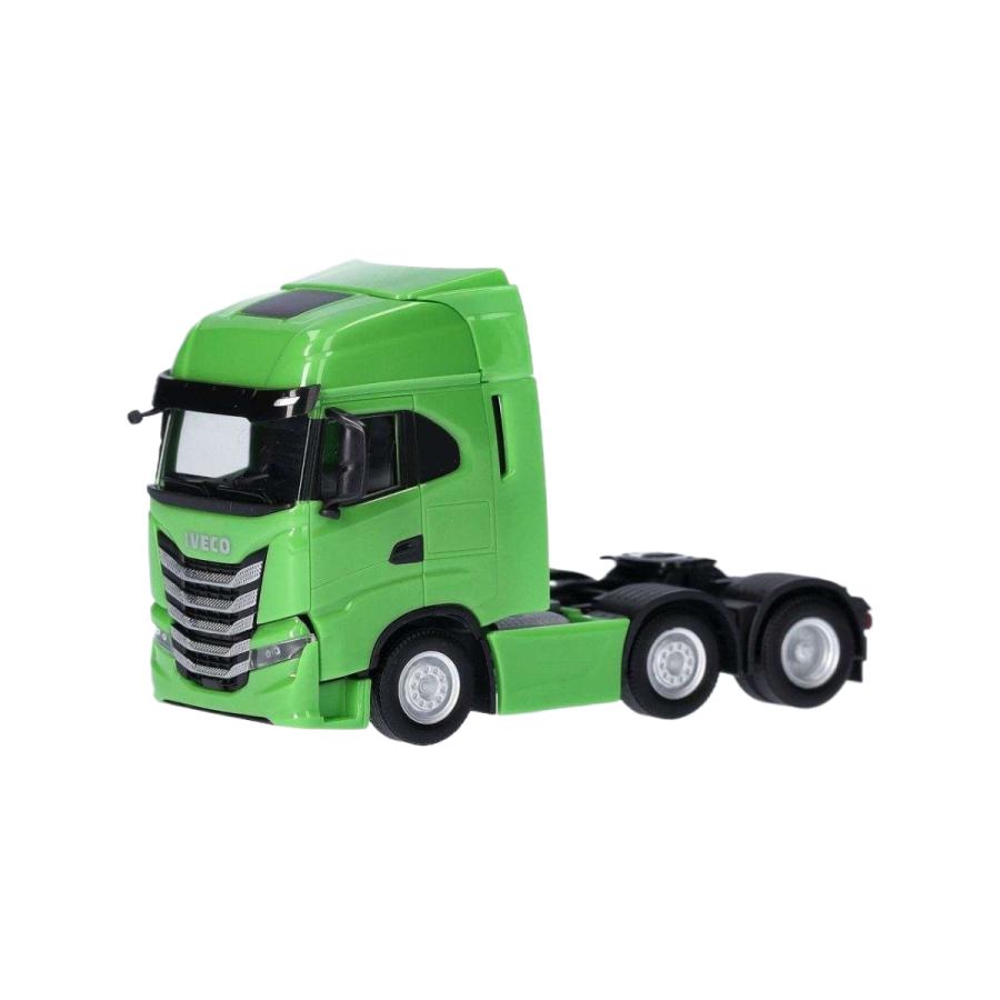 Herpa 1/87 Iveco S-Way 3軸 グリーン 317122-002 : herpa317122-002 : バスクホビー ...
