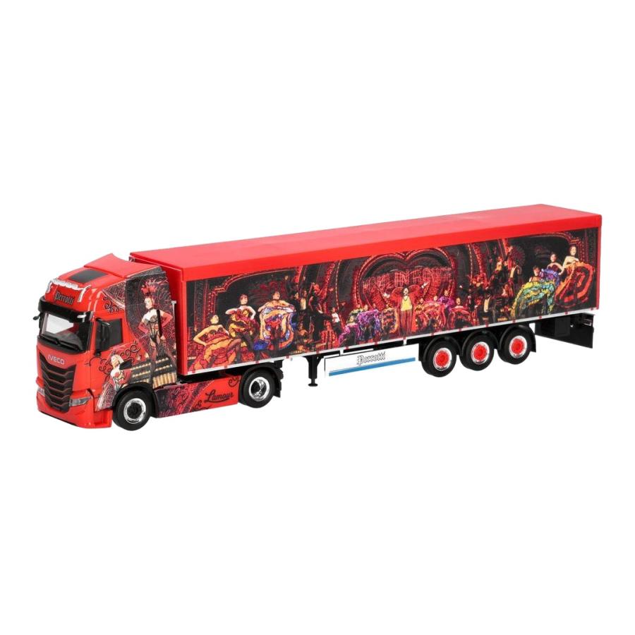 Perrotti イベコ S-Way ウォーキングフロアセミトレーラー / Herpa 1/87 ミニカー トラック模型 | 