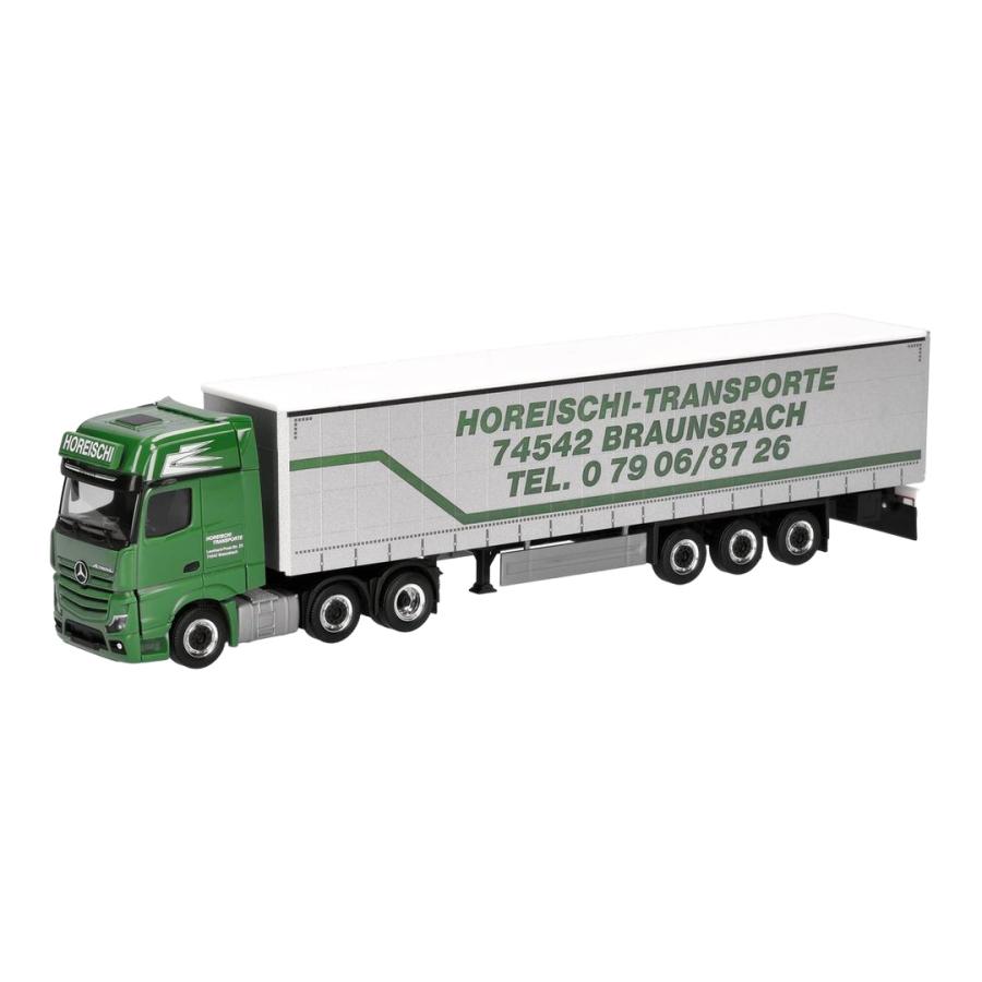 Horeischi Transporte Mercedes Actros L Gigaspace カーテンサイド Herpa 1/87 模型 | 