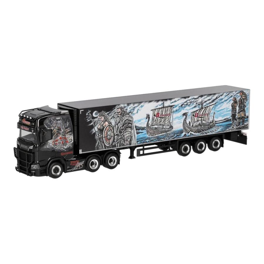 Byrknes スカニア CS20 ハイルーフ 冷凍セミトレーラー / Herpa 1/87 ミニカー トラック模型 | 