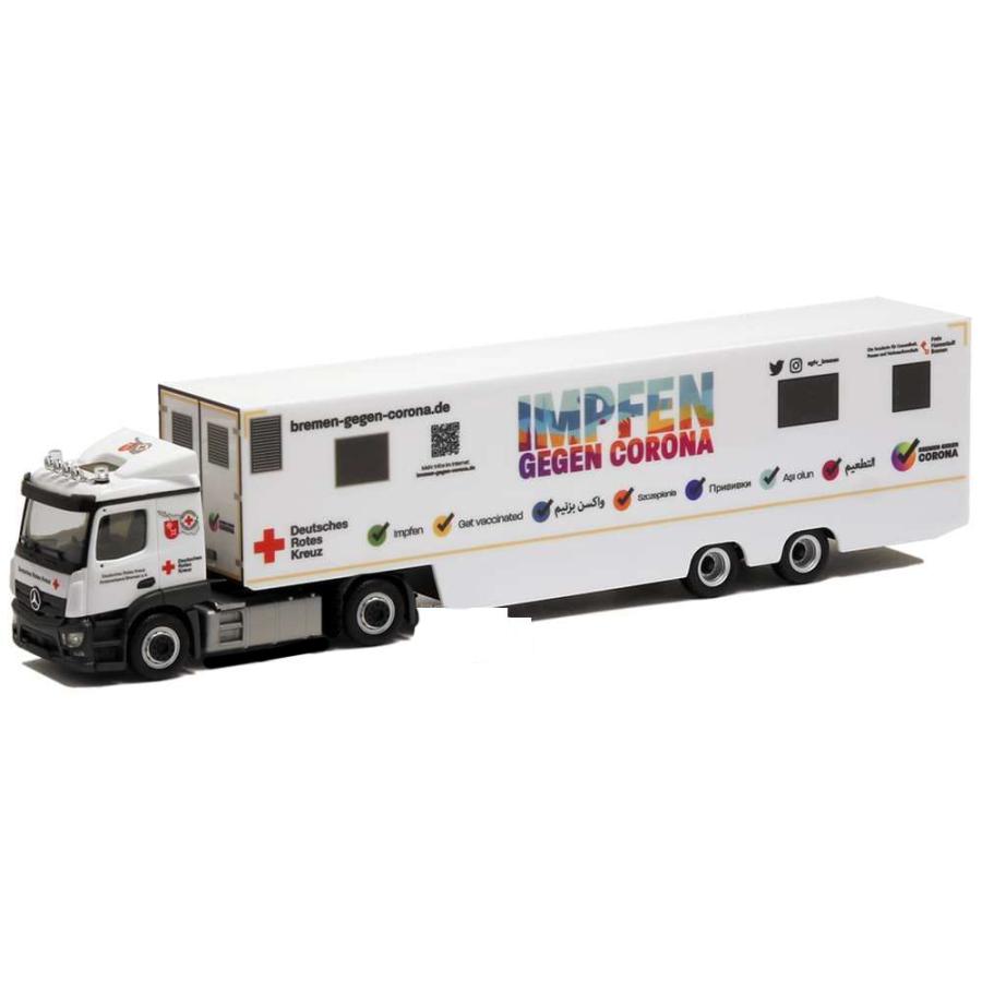 Herpa Mercedes-Benz Actros LH Wechselkoffer-Hängerzug Reichhart 903387