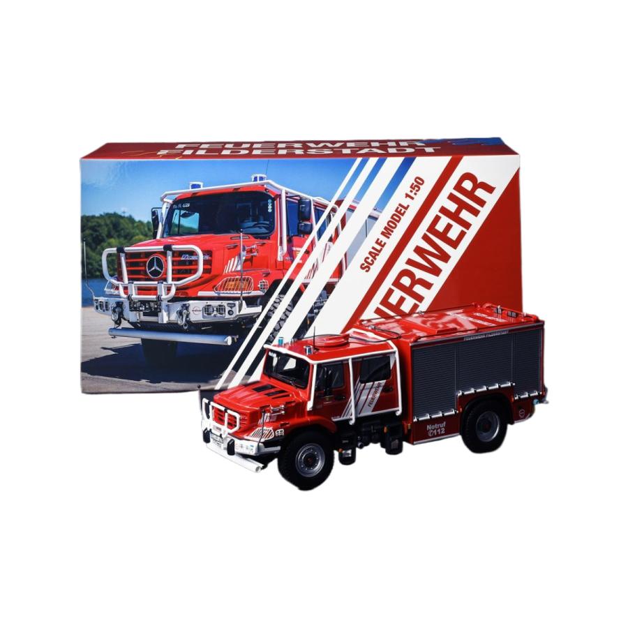 Feuerwehr Filderstadt Mercedes Benz Zetros/ IMC 1/50 建設機械模型