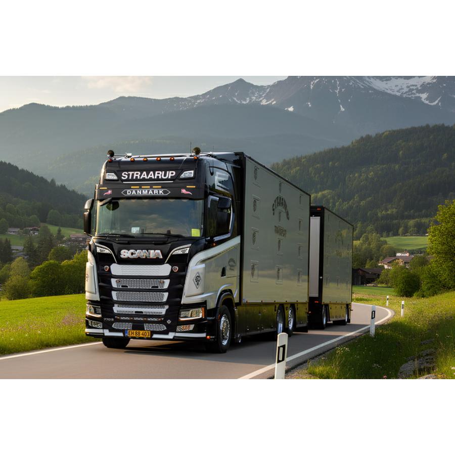 【予約】2026年発売予定 STRAARUP SCANIA S770 家畜運搬車 トラック / IMC 1/50 建設機械模型 工事車両 | 