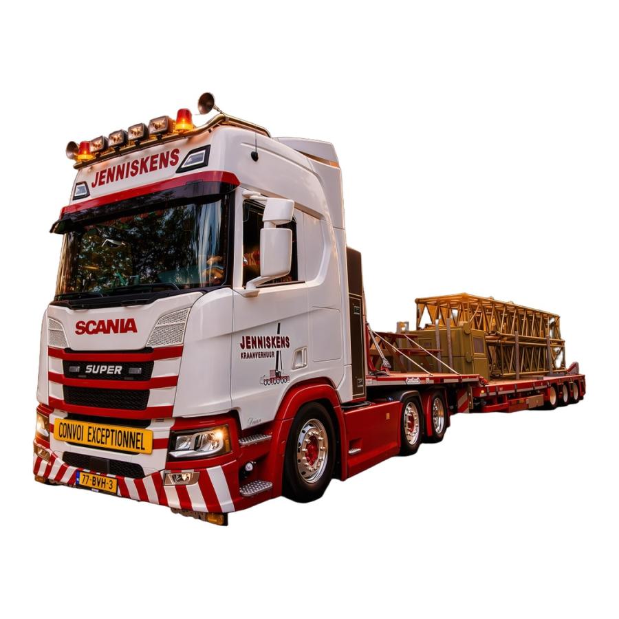 【予約】2026年発売予定 Scania R 6x2 + KNT MCOS 3Axle Jenniskens / IMC Models 1/50 模型 | 