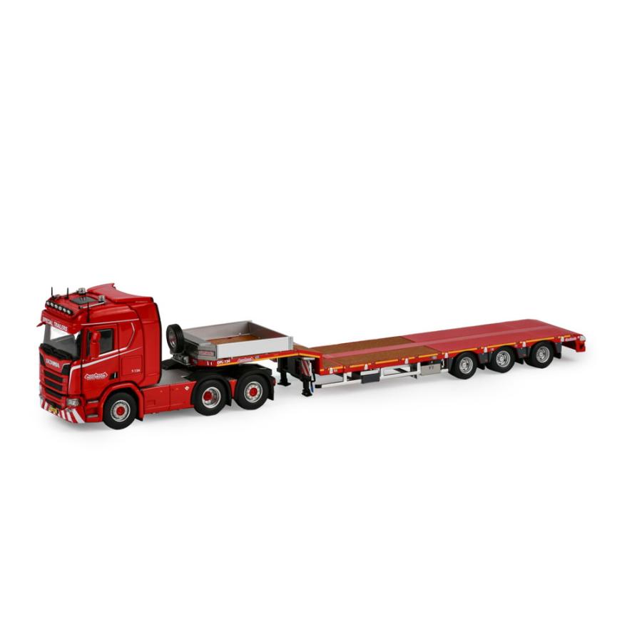 【予約】12月以降発売予定 NOOTEBOOM REDLINE SCANIA R + MCOS 3軸 トラクタ / IMC 1/50 建設機械模型 | 