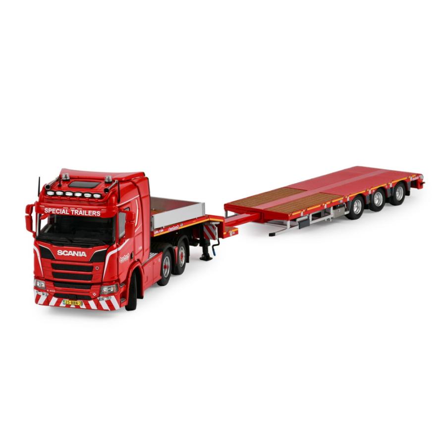 【予約】12月以降発売予定 NOOTEBOOM REDLINE SCANIA R + MCOS 3軸 トラクタ / IMC 1/50 建設機械模型 |  | 01