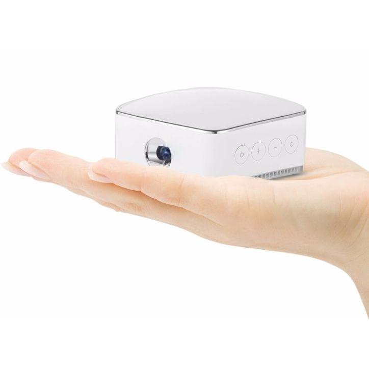 プロジェクター 小型 モバイルDLP ワイヤレス接続 DLNA ピコ Miracast Airplay スピーカー内蔵 iPhoneアンドロイドスマホの動画を写す | 
