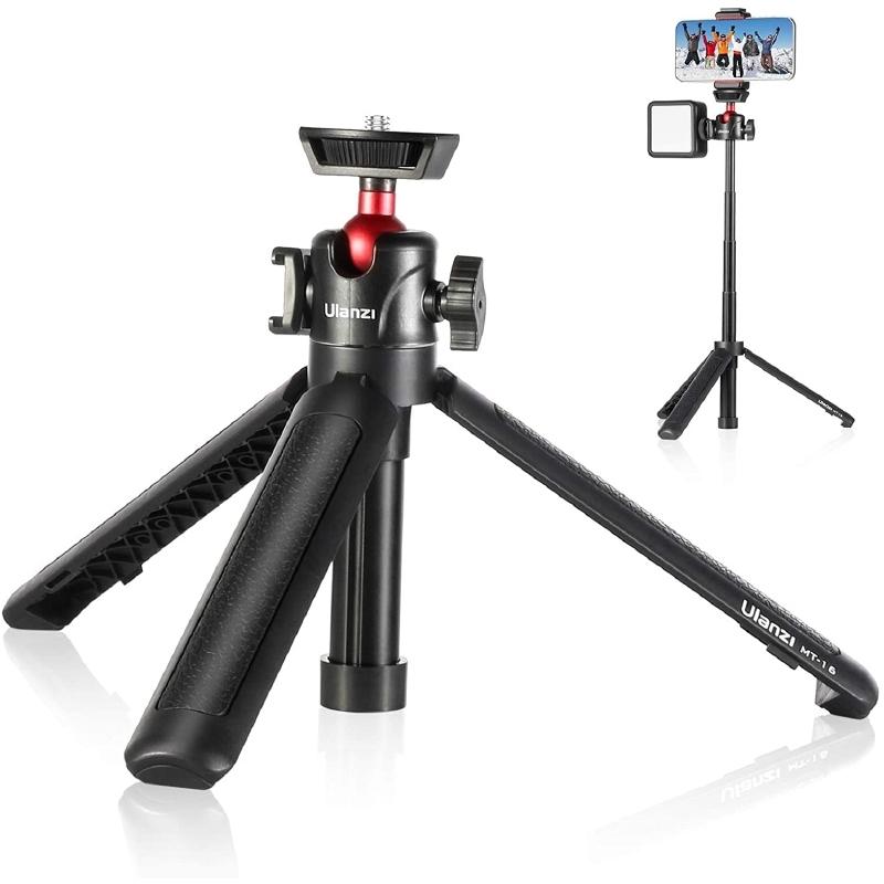 ULANZI MT-16 カメラ三脚 自撮り棒 スマホ 卓上 自由雲台 360度回転軽量 vlog  Sony Canon iPhoneAndroid | 