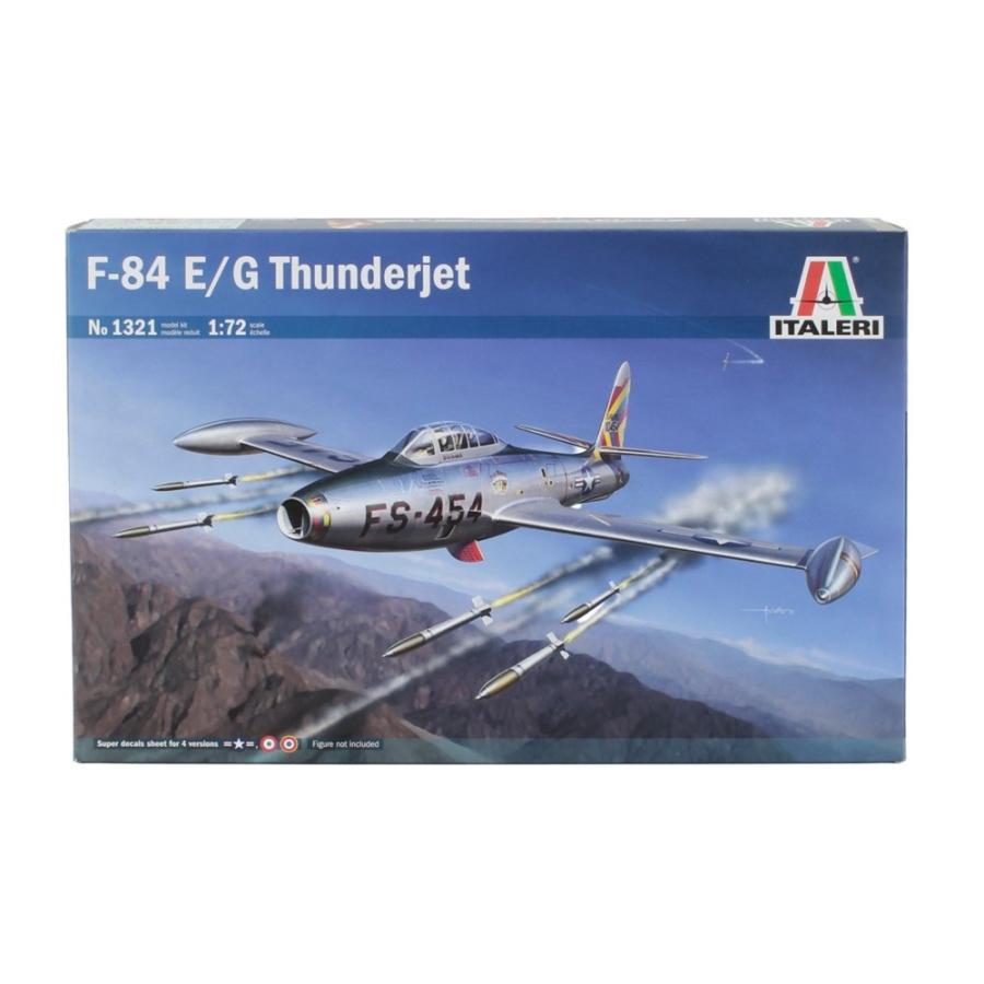 REPUBLIC AVIATION F 84 E/G サンダージェット 軍用機 1972 / ITALERI 1/72 モデルキット | 
