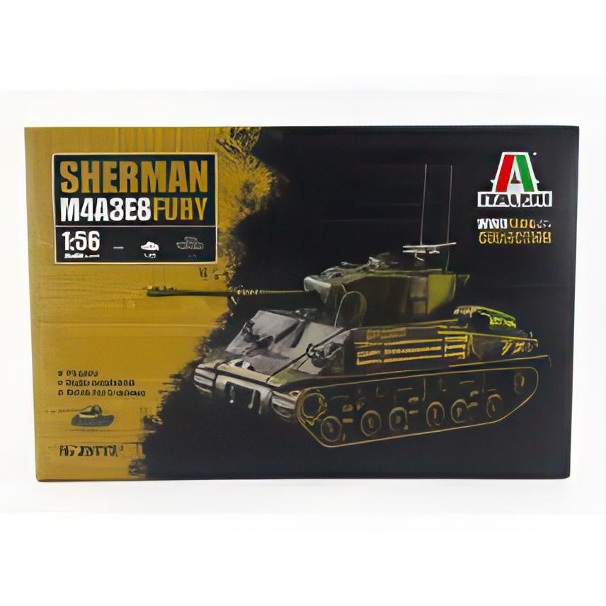 戦車 M4A3E8 シャーマン 軍用 1945/ITALERI 1/56 プラモデル キット | 
