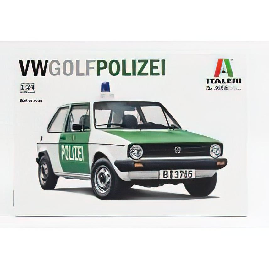 VOLKSWAGEN GOLF I POLIZEI 1976 //ITALERI 1/24模型モデルキット | 