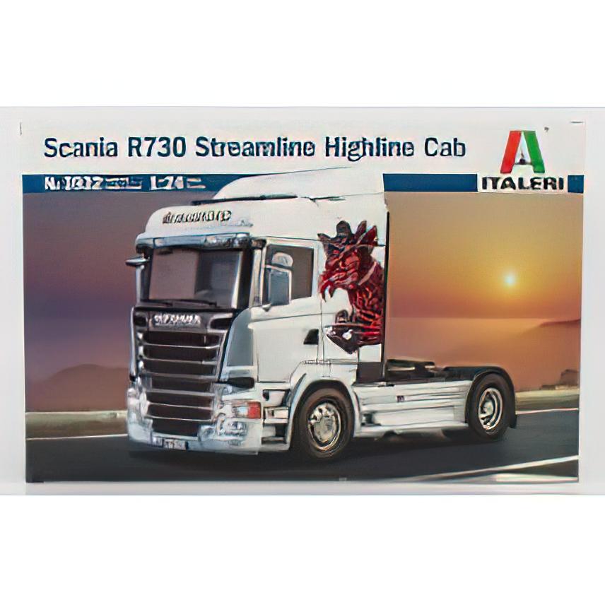 SCANIA R730 TRACTOR TRUCK STREAMLINE HIGHLINE 2-ASSI 2011//ITALERI 1/24 | 