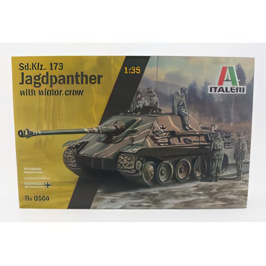 戦車 SD.KFZ. 173 ヤークトパンター 冬季乗員付 軍用 1945/ITALERI 1/35 プラモデル キット | 