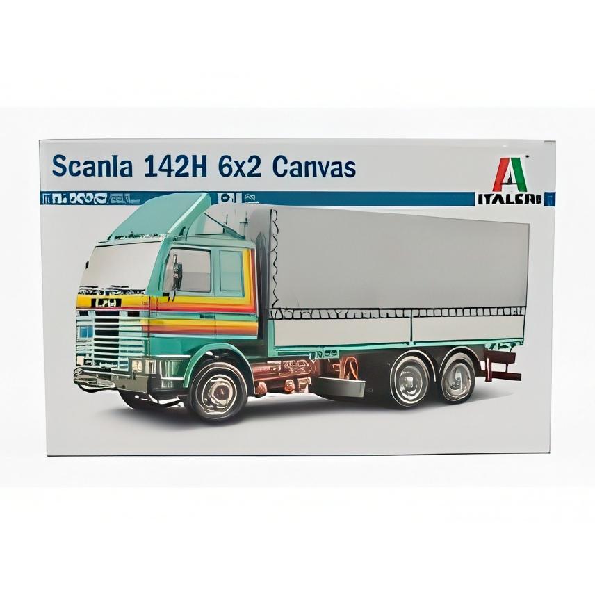 SCANIA 142H トラクタートラック 3軸 キャンバス 1982/ ITALERI 1/24 プラモデル キット | 